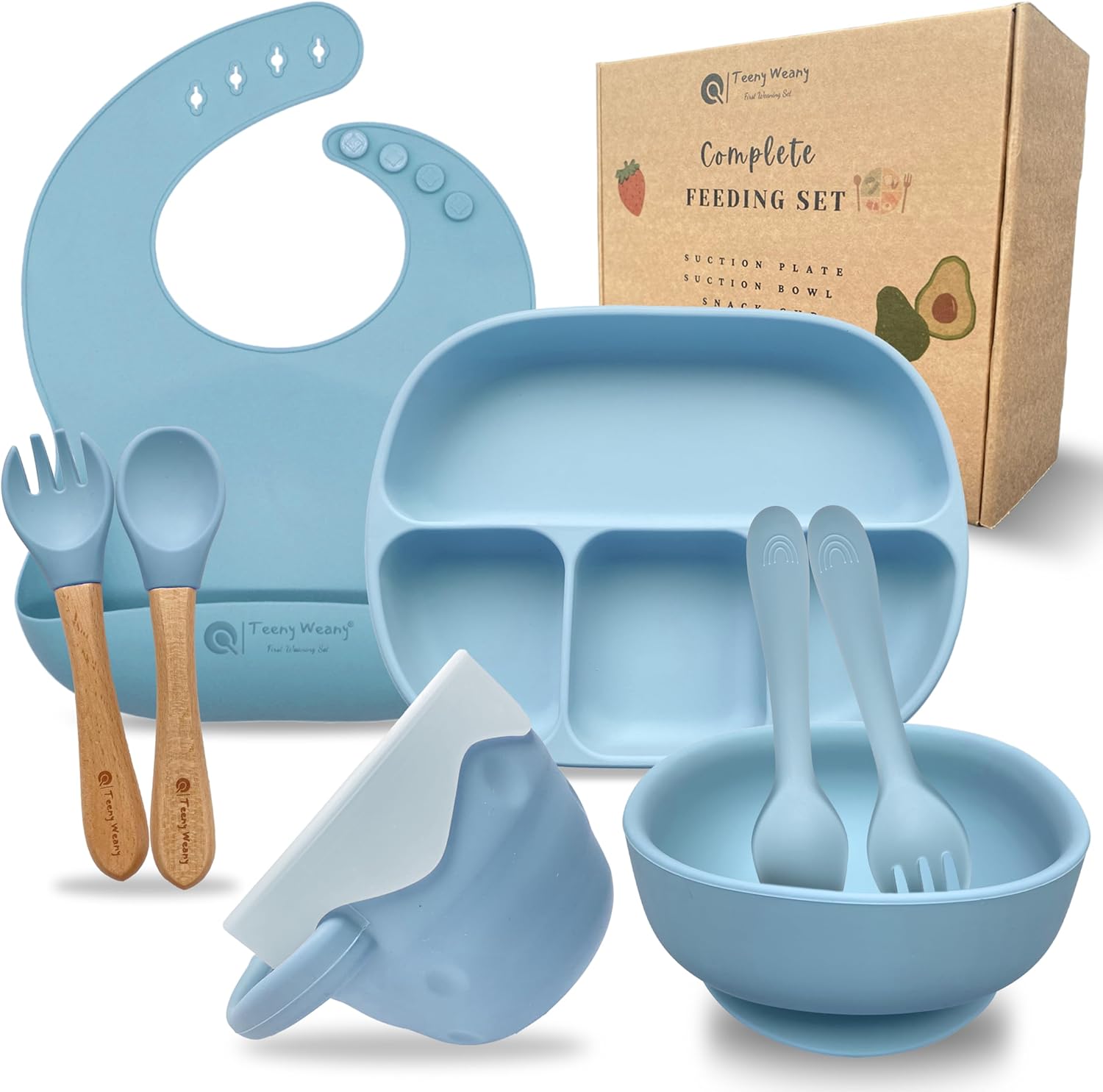 Blue Silicone Set