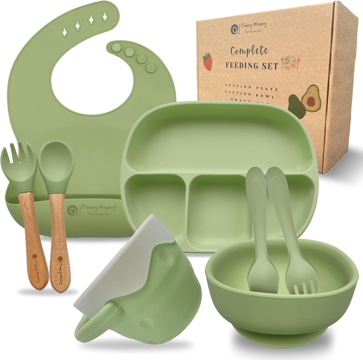 Olive Silicone Set